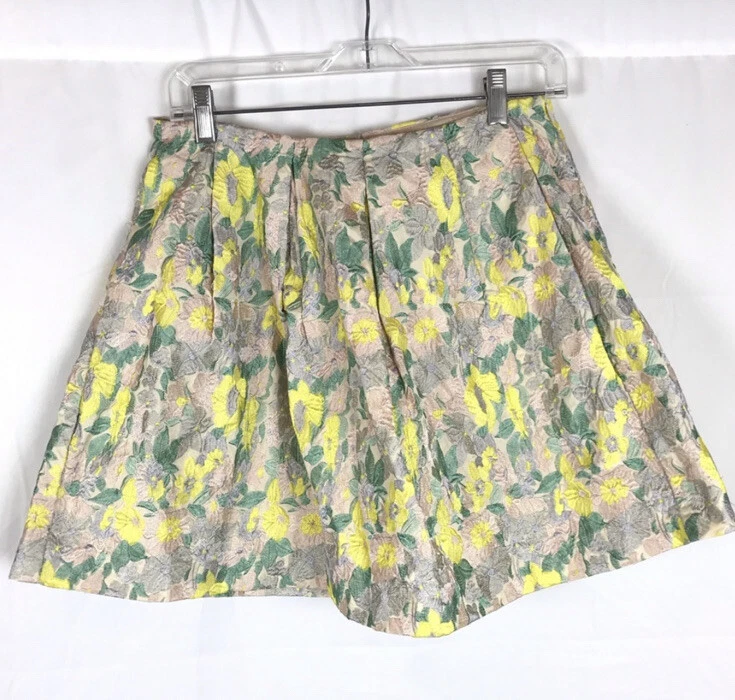 Falda Floral Bordada Tara Jarmon Talla 40 Foto 1 de 4