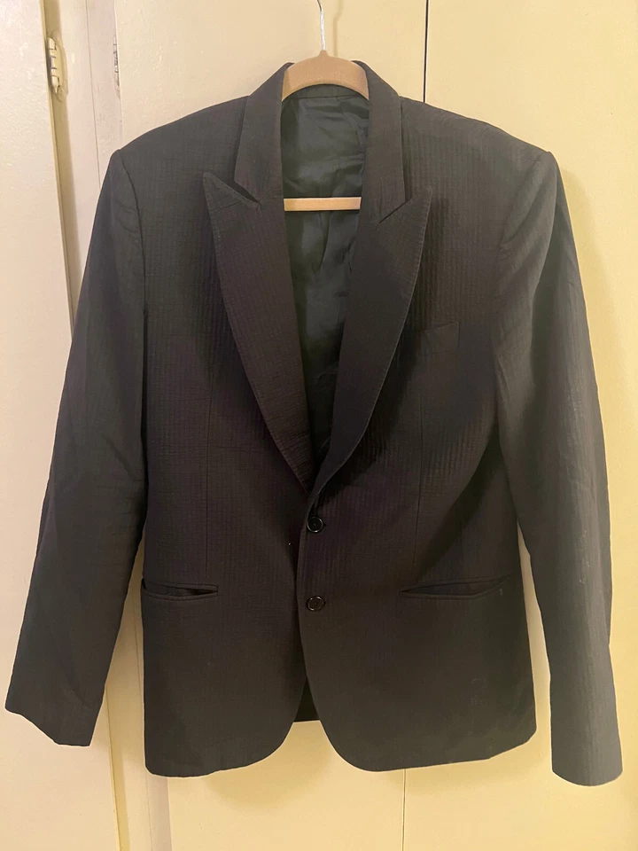 Black Balenciega Mens suit size 50 from mid 2000's pre owned - Image 1 of 4