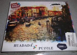 New Huadada 1000 Piece Puzzle  "Romantic Scenery of Venice"  19.69" x 27.56" - Picture 1 of 7