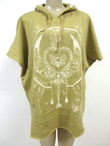 KYLA SEO TAN PRINTED SLEEVELESS HOODED TOP SIZE S - NWT - Picture 1 of 6