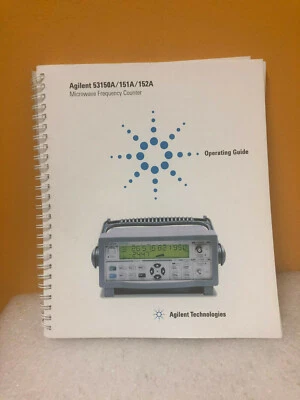 Agilent 53150A/151A/152A Microwave Frequency Counter Operating Guide  - Image 1 of 3