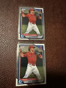 2x 2024 Bowman - Chrome Prospects BCP-78 John Wimmer - Foto 1 di 2