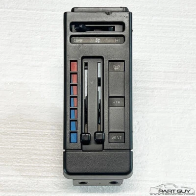 88-94 GMC Blazer S10 S15 NON-AC HEATER CONTROL BLACK BEZEL Sonoma 89 90 91 92 93 - Image 1 of 4