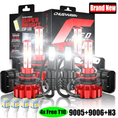 Para Para Chevrolet Tahoe 1995 1996-1999 Faros LED alto/bajo+luces antiniebla Foto 1 de 4