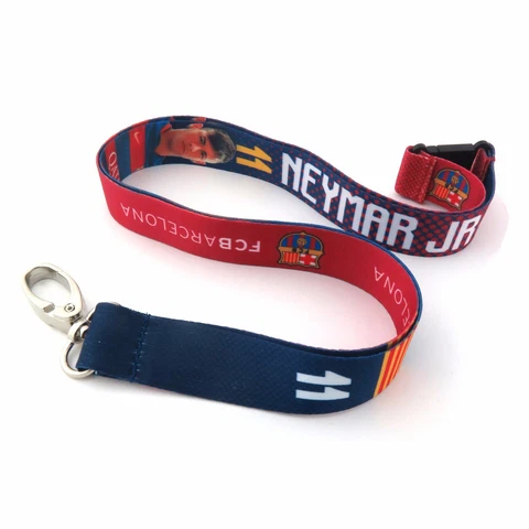 NEYMAR JR #11 FC BARCELONA OFFICIALLY LICENSED LANYARD KEY CHAIN Cover