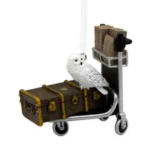  Hallmark Harry Potter Luggage Trolley Walmart Red Box Hedwig Ornament NEW 2022