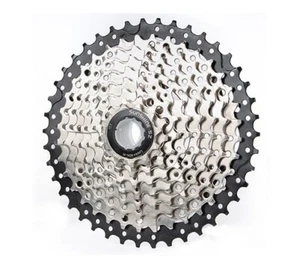 9 Speed MTB Bicycle Cassette fit Shimano HG Mountain Bike Sprocket 11-42T Black - Picture 1 of 3