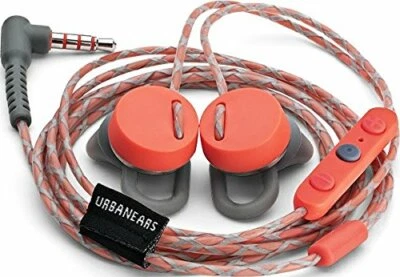 Nuevos auriculares/auriculares UrbanEars Reimers Rush (naranja/gris) Apple con control remoto y micrófono  Foto 1 de 2