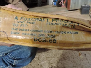 Foxcraft Fender Skirts 1968 Dodge Coronet Except Station wagon - Picture 1 of 6