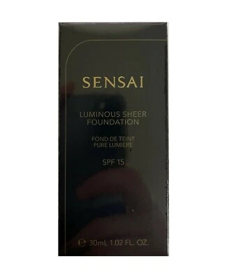 SENSAS Sensai Luminous Sheer Foundation SPF15 LS202 OCHRE BEIGE 1x30ml