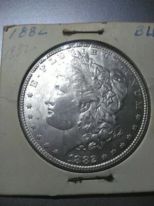 1882 MORGAN SILVER DOLLAR  - Picture 1 of 2