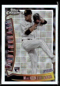 2022 TOPPS CHROME BEN BALLER YOUTHQUAKE REF. MCKENZIE GORE San Diego Padres