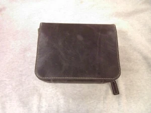 Graue Leder verdeckte Tragetasche (CM) - Bild 1 von 3