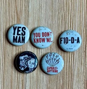 BEN FOLDS FIVE Buttons Pinbacks Lot of 5 Music Pins 1" Small - Picture 1 of 3