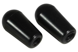Switch Knob Tip Black metric sizes for some Gibson Epiphone and import guitars - Picture 1 of 2