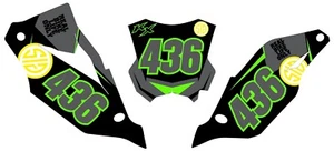 Calcomanía gráfica de matrícula para Kawasaki KXF450 KX450f KX 450f 2019-2023 - Imagen 1 de 1