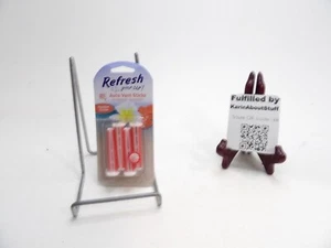 Refresh Your Car Auto Vent Stick Hawaiian Sunrise Scent 4 Pack Air Freshener NOS - Picture 1 of 3