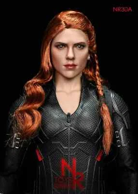 NRTOYS NR30A 1:6 Black Widow Scarlett Johansson Head Sculpt Fit 12'' TbL PH Body - Image 1 of 3