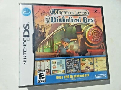 Professor Layton and the Diabolical Box Nintendo DS 2ds 3ds XL GAME NEW SEALED - Image 1 of 4