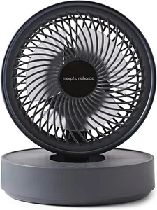 Ventilador de Escritorio Morphy Richards Airflex Ventilador Oscilante Portátil, USB Recargable - Imagen 1 de 7