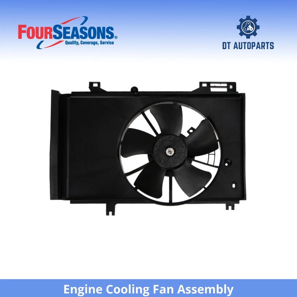 For 2011-2014 Mazda 2 Engine Cooling Fan Assembly 4 Seasons 2012 2013 - Image 1 of 4
