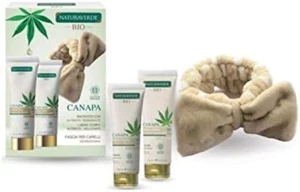 Bio canapa - Bagnodoccia 250 ml + crema corpo 200 ml + fascia capelli - Foto 1 di 3