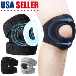Knee Brace Support Neoprene Patella Stabilizing Compression Straps Adjustable US - Picture 1 of 13