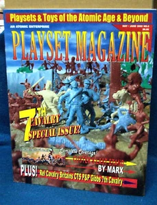 Playset Magazine #3 Marx Custers Last Stand-US 7th Cavalry, REL, Britains+Gibbs - Imagen 1 de 1