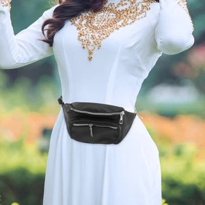  1 Stück schicke Hüfttasche modische Umhängetasche Kette Schultertasche Freizeit Gürteltasche - Bild 1 von 12