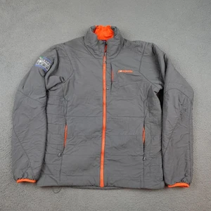Patagonia Nano Air Jacke Herren Medium grau orange isoliert Reißverschluss Alaska Lodge - Bild 1 von 15