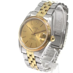 TUDOR 74033 Prince Oysterdate YG Bezel cal.2824-2 Automatic Men's #C580 - Picture 1 of 8