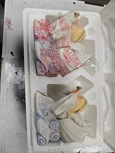 HOME INTERIORS SET 2 JUNGE MÄDCHEN ENGEL "ANKÜNDIGUNG DER GEBURT DES RETTERS" - Bild 1 von 10