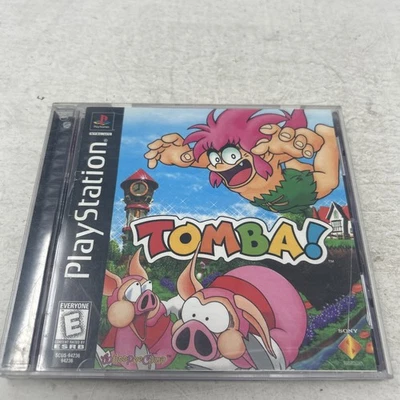 Tomba Sony PlayStation 1 PS1 Black Label Complete With Manual CIB - Image 1 of 4