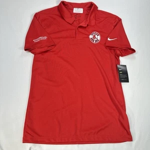 Polo Nike Dri-fit Boston Red Sox bordado para hombre talla pequeña rendimiento - Imagen 1 de 11