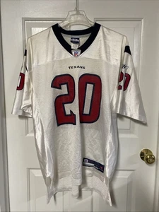 Vintage Reebok On Field Houston Texans Steve Slaton #20 Fußball Trikot Herren L - Bild 1 von 7