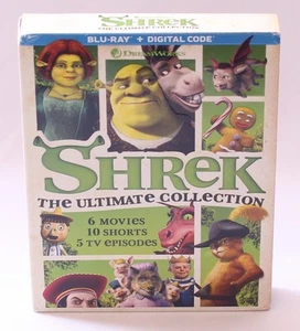 Shrek The Ultimate Collection DreamWorks Blu-Ray Movie Box Set - Region 2/B (VG) - Imagen 1 de 2