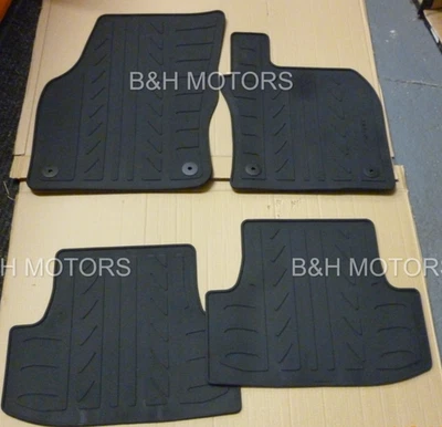 NEW GENUINE SEAT ATECA 2017 ONWARDS RUBBER MAT SET (4pc) 575061500A041 - Image 1 of 4