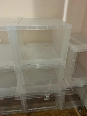 Container Store Drop Down Clear Shoe Storage Containers - Image 1 of 2