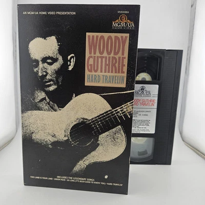 Woody Guthrie - Hard Travelin - VHS - Big Box - 1986 - MGM  - Image 1 of 4