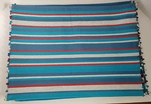 Pier 1 Imports Streifen Tischsets 14x20 Glasperlen Borte Neu aus altem Lagerbestand Neu Posten von 7 - Bild 1 von 5