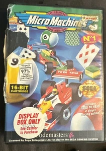 Micro Machines Sega Genesis 1993 Authentic No Manual Codemasters 16 Bit - Picture 1 of 3
