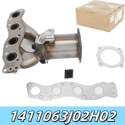 Catalytic converter manifold cat Suzuki Swift III 1.3 / 1.5 from 2001 / 1411055GA1H02 DHL - Image 1 of 4