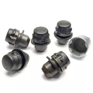 Genuine Land Rover Locking Wheel Nuts 14x1.50 Black Range Rover Sport L320 x5 - Picture 1 of 5