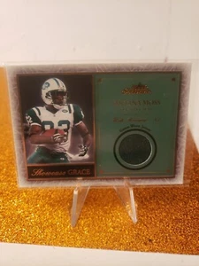 2004 Fleer Showcase Grace Game Used Jets Football Card #SP/100 Santana Moss - Picture 1 of 2