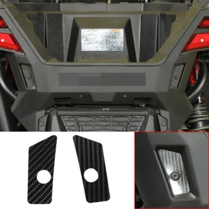 Carbon Fiber Rear Taillight Lamp Cover Fit For Polaris RZR PRO XP Uitimate 2021+ - Picture 1 of 10