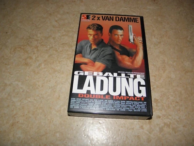 Geballte Ladung (Double Impact) VHS Van Damme 100 Min. - Bild 1 von 2