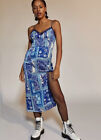 Urban Outfitters Audrey Lace Midi Dress Celestial Print New Without Tags Xs