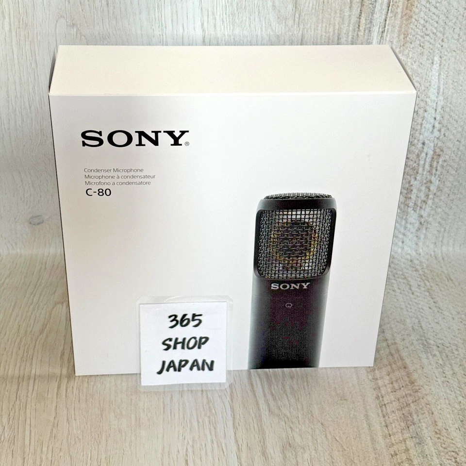 SONY C-80 Condenser Microphone w/Case Fast Shipping FedEx DHL New - Image 1 of 4