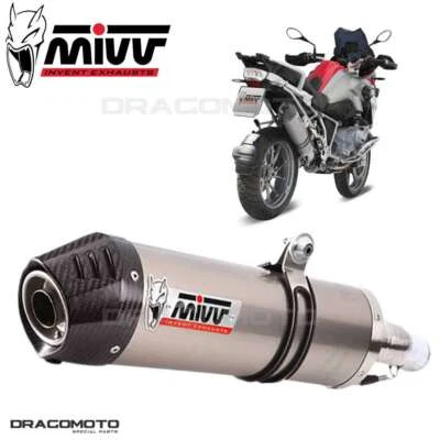 échappement BMW R 1200 GS 2013 2014 MIVV Oval Titane CC - Photo 1/4