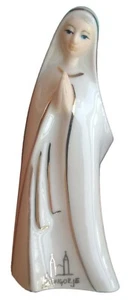 Porcelain Statue Virgin Mary Our Lady Mother Of Jesus Figure Medjugorje 3.66" - Picture 1 of 6